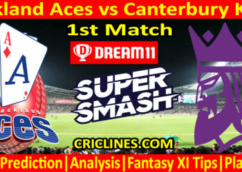 Today Match Prediction-AA vs CK-Dream11-Super Smash T20 2023-24-1st Match-Who Will Win