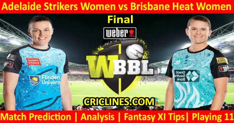 Today Match Prediction-ADSW vs BBHW-WBBL T20 2023-Final Match-Who Will Win