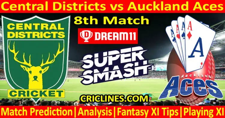 Today Match Prediction-CD vs AA-Dream11-Super Smash T20 2023-24-8th Match-Who Will Win
