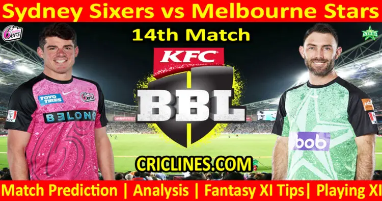 Today Match Prediction-SYS vs MLS-Dream11-BBL T20 2023-24-14th Match-Who Will Win