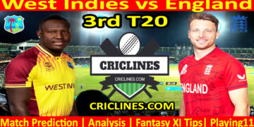 Today Match Prediction-WI vs ENG-3rd T20-2023-Dream11-Who Will Win Today