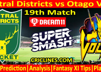 Today Match Prediction-CD vs OV-Dream11-Super Smash T20 2023-24-19th Match-Who Will Win
