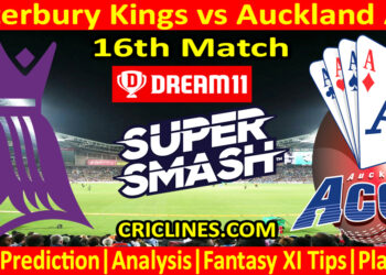 Today Match Prediction-CK vs AA-Dream11-Super Smash T20 2023-24-16th Match-Who Will Win