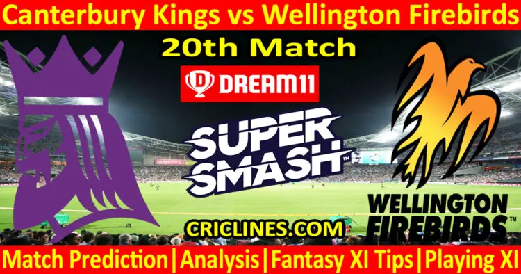 Today Match Prediction-CK vs WF-Dream11-Super Smash T20 2023-24-20th Match-Who Will Win