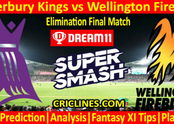 Today Match Prediction-CK vs WF-Dream11-Super Smash T20 2023-24-Elimination Final Match-Who Will Win