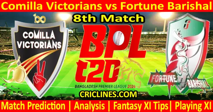 Today Match Prediction-COV vs FB-Dream11-BPL T20-2024-8th Match-Who Will Win