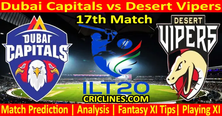 Today Match Prediction-DC vs DV-IL T20 2024-17th Match-Who Will Win