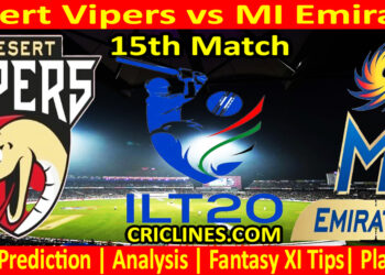 Today Match Prediction-DV vs MIE-IL T20 2024-15th Match-Who Will Win
