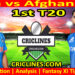Today Match Prediction-IND vs AFG-Dream11-1st T20 2024-Who Will Win