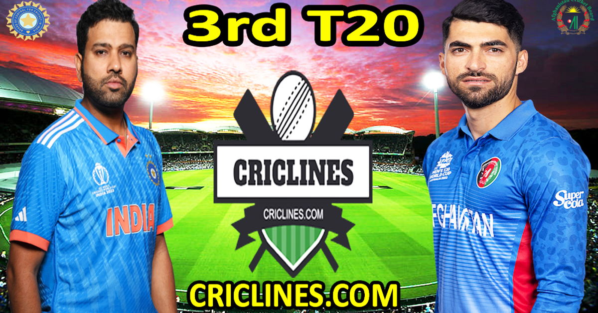 Today Match Prediction-India vs Afghanistan-Dream11-3rd T20 2024-Who Will Win