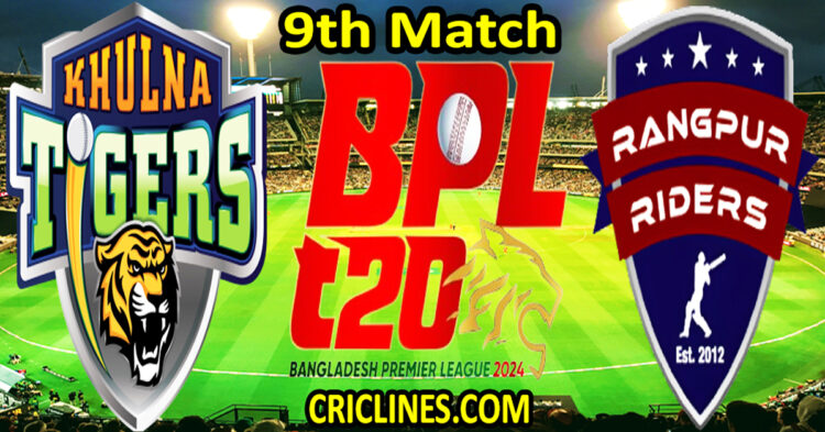 Today Match Prediction-Khulna Tigers vs Rangpur Riders-Dream11-BPL T20-2024-9th Match-Who Will Win