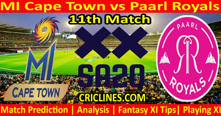 Today Match Prediction-MICT vs PR-SA20 T20 2024-Dream11-11th Match-Who Will Win