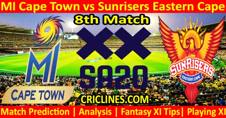 Today Match Prediction-MICT vs SEC-SA20 T20 2024-Dream11-8th Match-Who Will Win