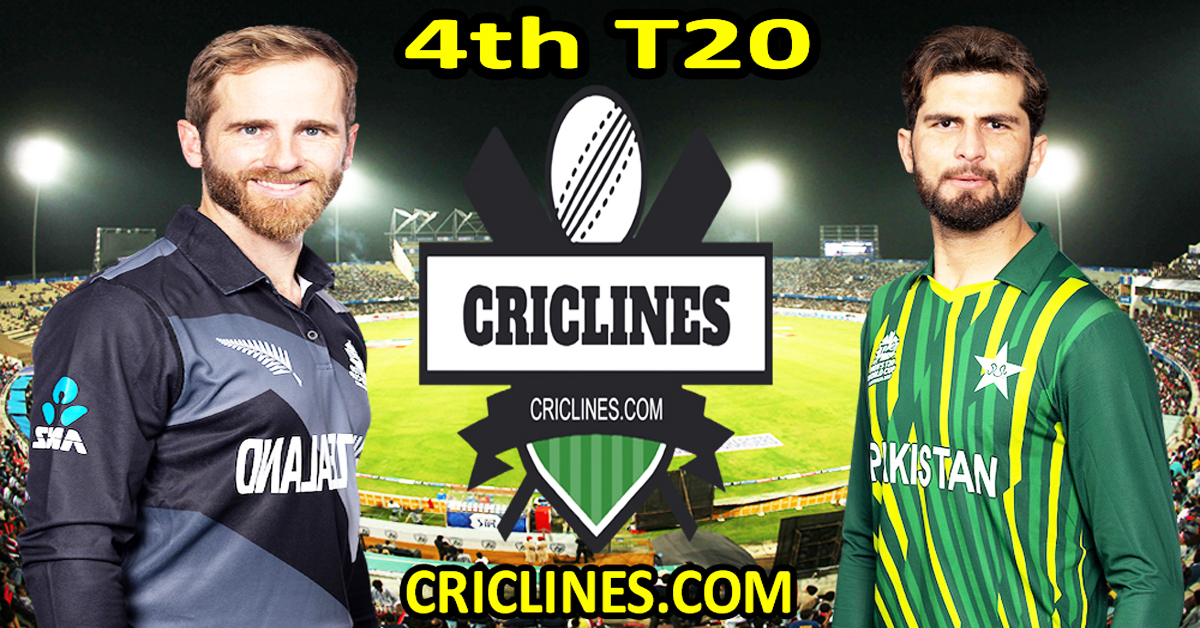 Today Match Prediction-New Zealand vs Pakistan-4th T20-2024-Dream11-Who Will Win