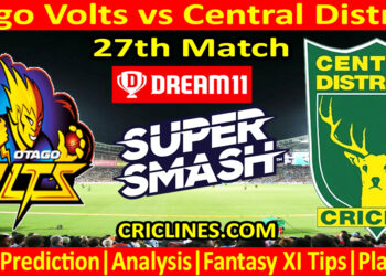 Today Match Prediction-OV vs CD-Dream11-Super Smash T20 2023-24-27th Match-Who Will Win
