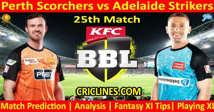 Today Match Prediction-PRS vs ADS-Dream11-BBL T20 2023-24-25th Match-Who Will Win