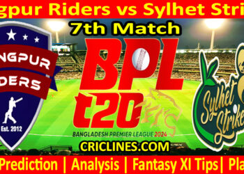 Today Match Prediction-RR vs SLS-Dream11-BPL T20-2024-7th Match-Who Will Win
