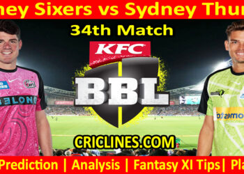 Today Match Prediction-SYS vs SYT-Dream11-BBL T20 2023-24-34th Match-Who Will Win