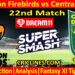 Today Match Prediction-WF vs CD-Dream11-Super Smash T20 2023-24-22nd Match-Who Will Win