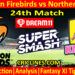 Today Match Prediction-WF vs NK-Dream11-Super Smash T20 2023-24-24th Match-Who Will Win