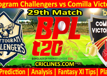 Today Match Prediction-CCS vs COV-Dream11-BPL T20-2024-29th Match-Who Will Win