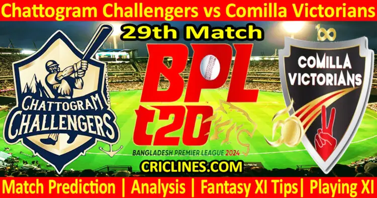 Today Match Prediction-CCS vs COV-Dream11-BPL T20-2024-29th Match-Who Will Win