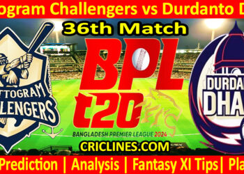 Today Match Prediction-CCS vs DD-Dream11-BPL T20-2024-36th Match-Who Will Win