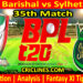 Today Match Prediction-FB vs SLS-Dream11-BPL T20-2024-35th Match-Who Will Win