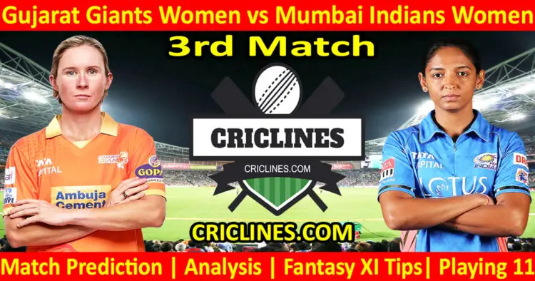 Today Match Prediction-GGW vs MIW-WPL T20 2024-3rd Match-Dream11-Who Will Win