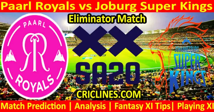 Today Match Prediction-PR vs JSK-SA20 T20 2024-Dream11-Eliminator Match-Who Will Win