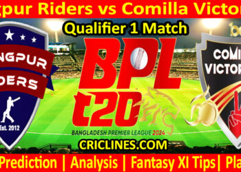 Today Match Prediction-RR vs COV-Dream11-BPL T20-2024-Qualifier 1 Match-Who Will Win