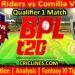 Today Match Prediction-RR vs COV-Dream11-BPL T20-2024-Qualifier 1 Match-Who Will Win