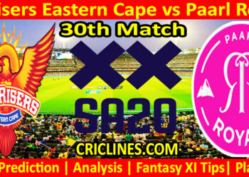 Today Match Prediction-SEC vs PR-SA20 T20 2024-Dream11-30th Match-Who Will Win