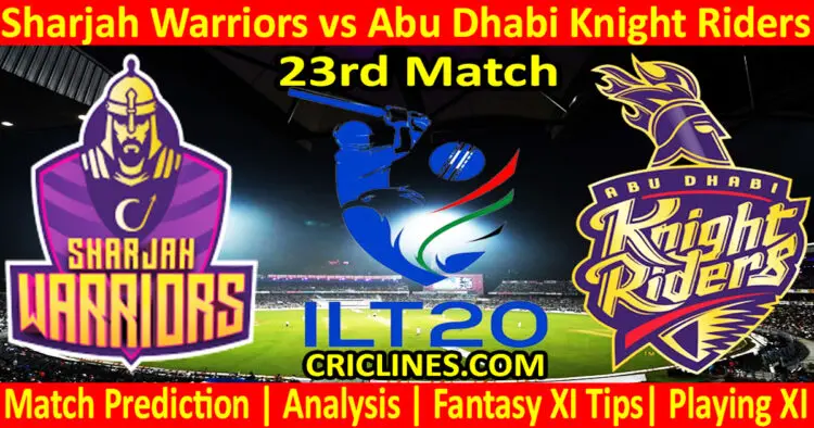 Today Match Prediction-SW vs ADKR-IL T20 2024-23rd Match-Who Will Win