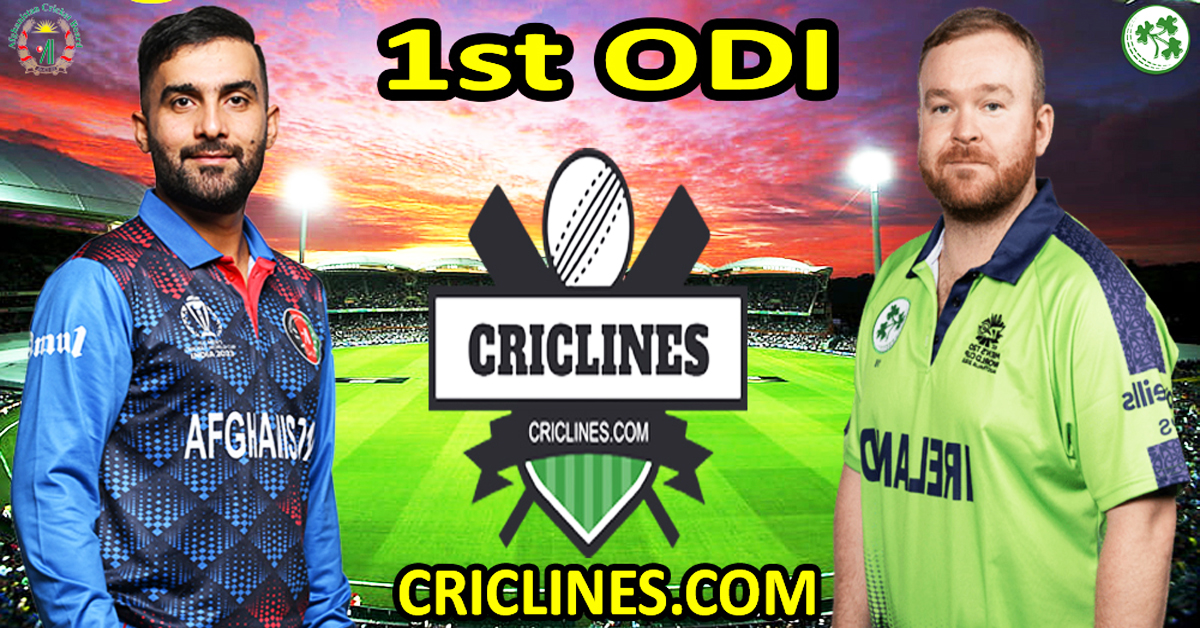 Today Match Prediction-Afghanistan vs Ireland-Dream11-1st ODI 2024-Who Will Win