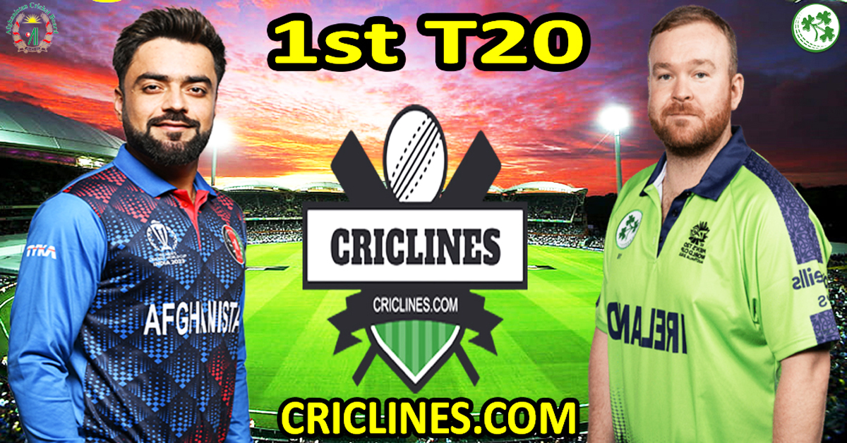 Today Match Prediction-Afghanistan vs Ireland-Dream11-1st T20 2024-Who Will Win