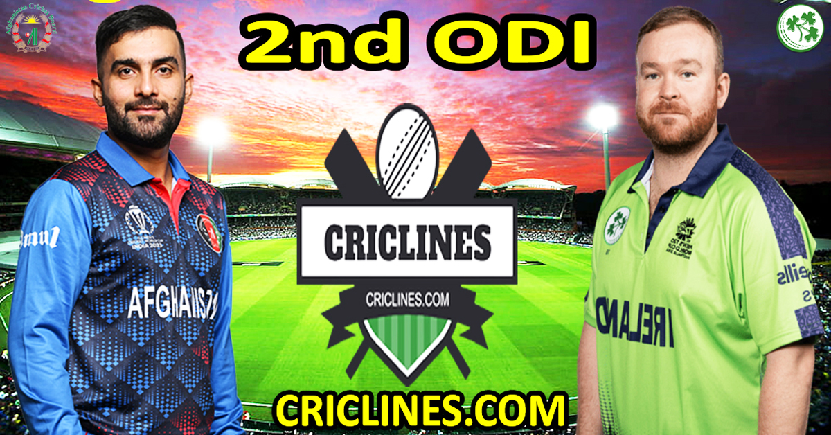 Today Match Prediction-Afghanistan vs Ireland-Dream11-2nd ODI 2024-Who Will Win