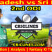 Today Match Prediction-BAN vs SL-Dream11-2nd ODI-2024-Who Will Win
