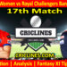 Today Match Prediction-DCW vs RCBW-WPL T20 2024-17th Match-Dream11-Who Will Win