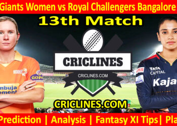 Today Match Prediction-GGW vs RCBW-WPL T20 2024-13th Match-Dream11-Who Will Win