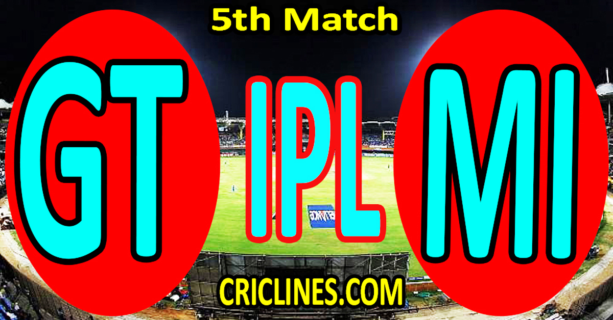 Today Match Prediction-Gujarat Titans vs Mumbai Indians-IPL Match Today 2024-5th Match-Venue Details-Dream11-Toss Update-Who Will Win