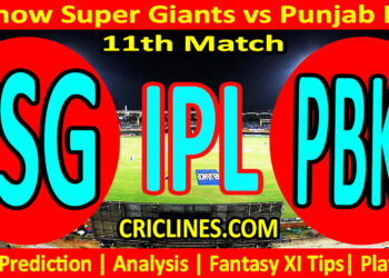 Today Match Prediction-LSG vs PBKS-IPL Match Today 2024-11th Match-Venue Details-Dream11-Toss Update-Who Will Win