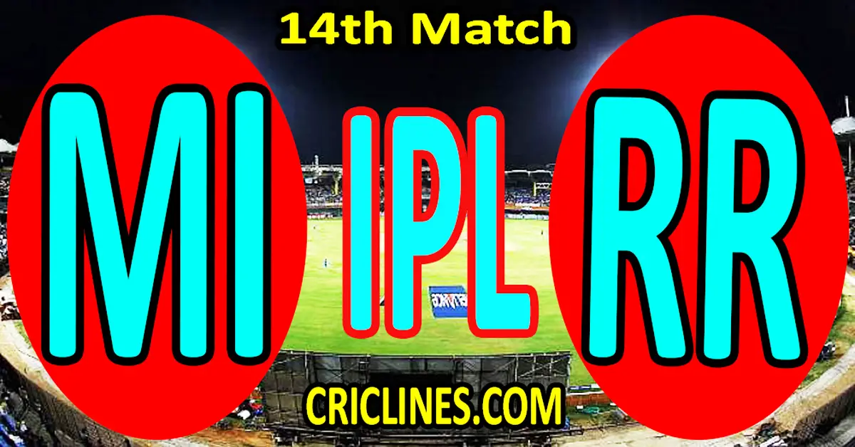 Today Match Prediction-Mumbai Indians vs Rajasthan Royals-IPL Match Today 2024-14th Match-Venue Details-Dream11-Toss Update-Who Will Win