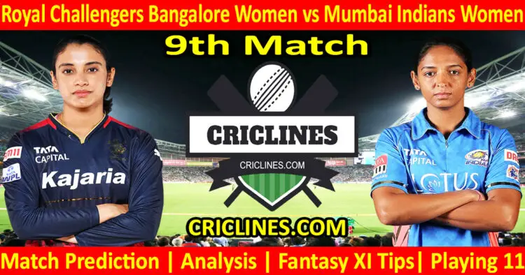 Today Match Prediction-RCBW vs MIW-WPL T20 2024-9th Match-Dream11-Who Will Win