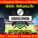 Today Match Prediction-RCBW vs MIW-WPL T20 2024-9th Match-Dream11-Who Will Win