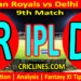 Today Match Prediction-RR vs DC-IPL Match Today 2024-9th Match-Venue Details-Dream11-Toss Update-Who Will Win