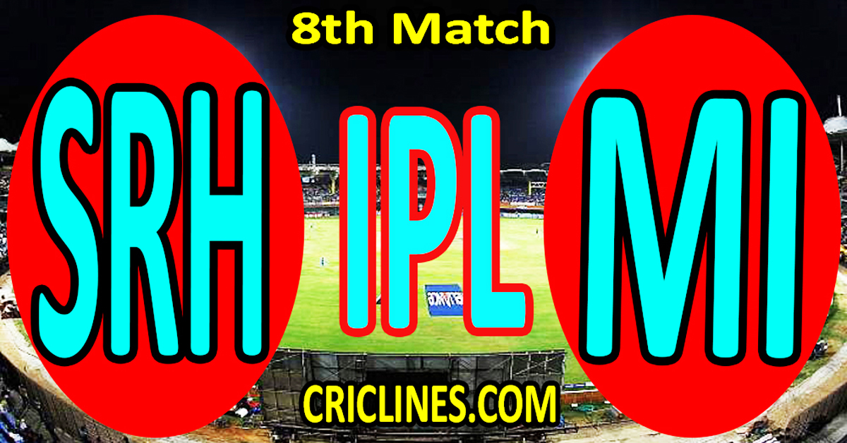 Today Match Prediction-Sunrisers Hyderabad vs Mumbai Indians-IPL Match Today 2024-8th Match-Venue Details-Dream11-Toss Update-Who Will Win