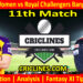 Today Match Prediction-UPW vs RCBW-WPL T20 2024-11th Match-Dream11-Who Will Win