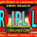 Today Match Prediction-KKR vs LSG-IPL Match Today 2024-28th Match-Venue Details-Dream11-Toss Update-Who Will Win