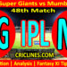 Today Match Prediction-LSG vs MI-IPL Match Today 2024-48th Match-Venue Details-Dream11-Toss Update-Who Will Win